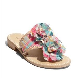 Jack Rogers Wellesley Rose and Teal Sandal
